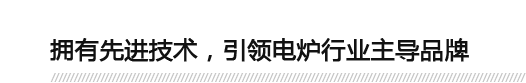 擁有先進(jìn)技術(shù)，引領(lǐng)電爐行業(yè)主導(dǎo)品牌